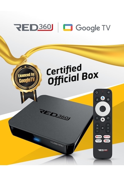 Redline Lisanslı Red 360 X100 Pro Google Tv Box