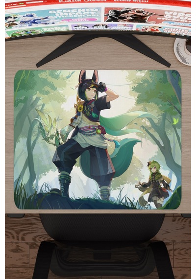 Tighnari Genshin Impact Anime Gacha V2 - 48x40 Xl Gaming Mouse Pad Fare Altlığı