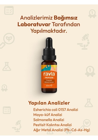 Ravla Propozen Propolisli Bitkisel Karışım 20 ML