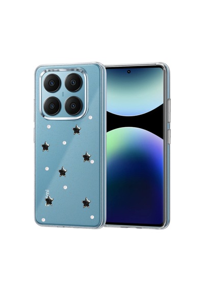 Xiaomi Redmi Note 14 Pro 4g Fiyonk Desenli Kapak - Desen 7 Mavi