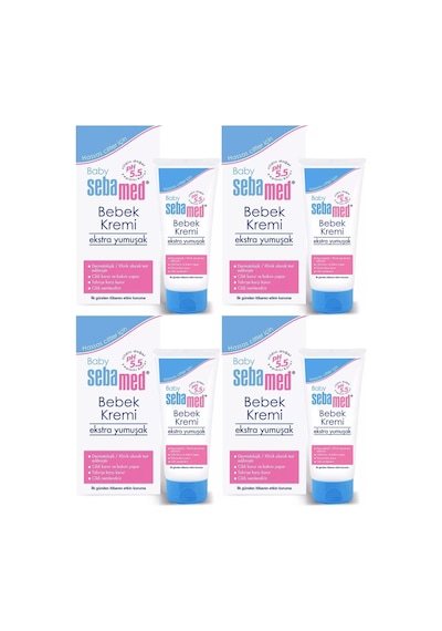 Sebamed Bebek Kremi 200 Ml Ekstra Yumuşak 4'lü Set