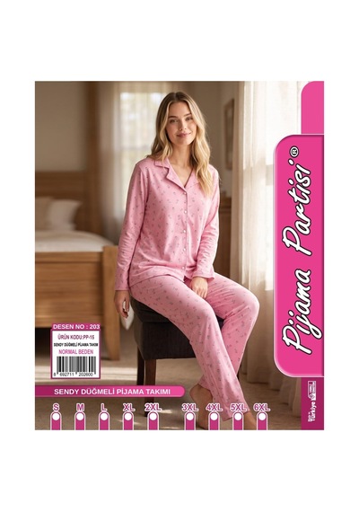 Genel Markalar Pij Pijama Takımı Pembe Pembe