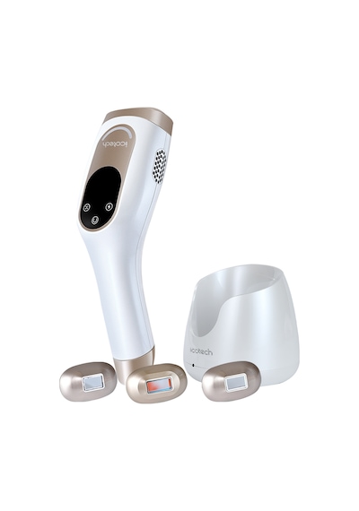 Icotech HR95 Sınırsız Atım Safir Buz Başlıklı UV DezLazer Epilasyon Aleti Beyaz