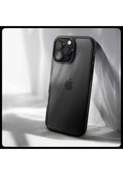 İphone 16 Pro İle Uyumlu Kılıf Ultra Hybrid Matte Black - Acs08125