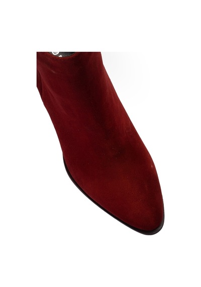 Deery Hakiki Süet Bordo Kadın Bot Bordo (539893697) Bordo