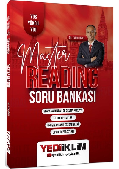 Yediiklim Yayınları Yds Yökdil Ydt Master Reading Soru Bankası