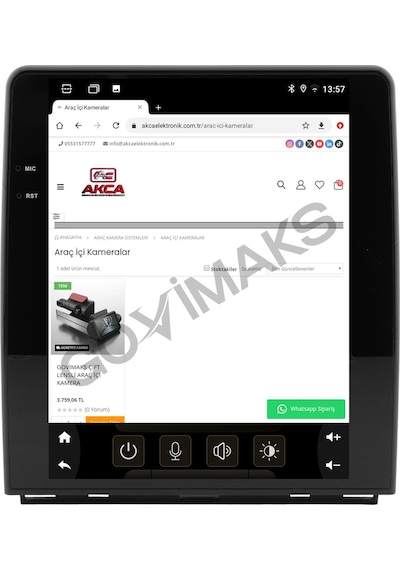 Govimaks Renault Clıo 5 Uyumlu Tesla 2021-2023 6 Gb Ram 128 Gb Hafıza Androıd Multımedıa Teyp 9.7''