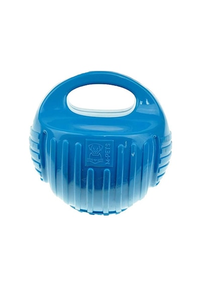 M-pets Kauçuk Top Köpek Oyuncağı Mavi Medium 7,7 Cm 244-50089.02