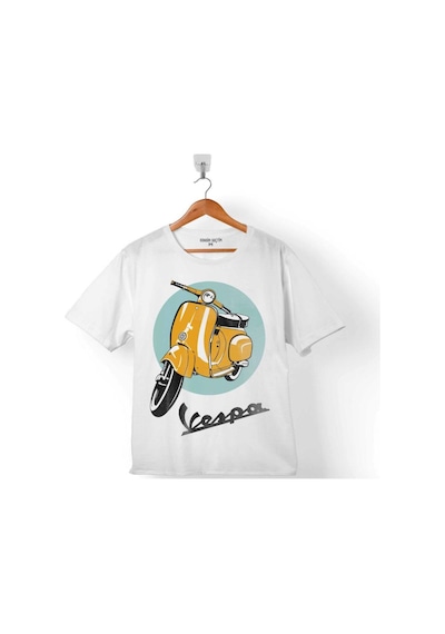 Vespa Club Logo Motosiklet Çocuk Tişört 001