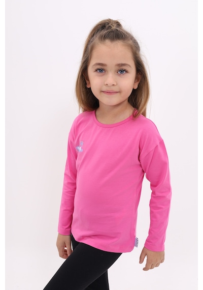 Toontoy Kids Toontoy Kız Çocuk Sweet Baskılı Tişört Fuşya