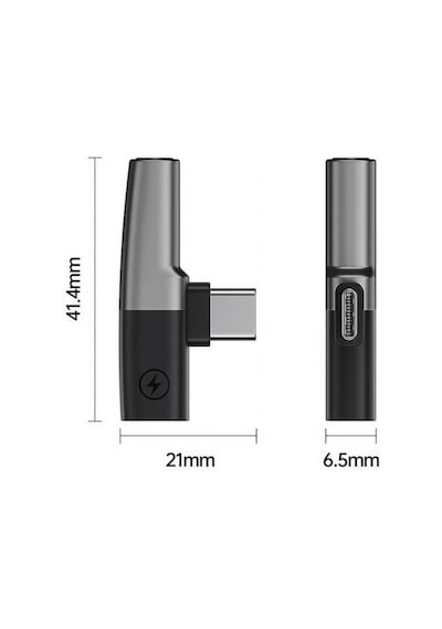 30w Hızlı Şarj Type-c To 3.5 Mm Kulaklık Dönüştürücü Çevirici Şarj Kulaklık Adaptörü Type-c To