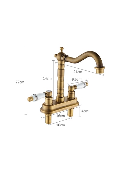 Banyo Lavabo Bataryası Ankastre Antik