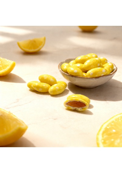 Limon Aromalı Badem - 750 Gr