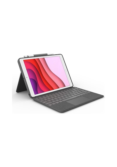 Logitech Combo Touch Apple Uyumlu iPad  7,8,9. Nesil Için Türkçe Klavyeli Kılıf