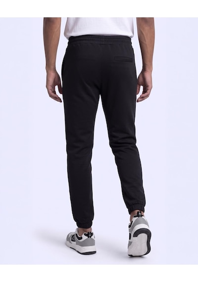 Kappa Authentic Olsix Tur Erkek Siyah Oversize Eşofman Altı