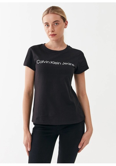 Calvin Klein Calvın Kleın Kadın T-shırt J20j220253-beh Siyah
