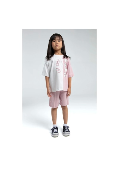 U.S. Polo Assn. Kız Garson Bermuda Takım - Soft Pembe Soft Pembe