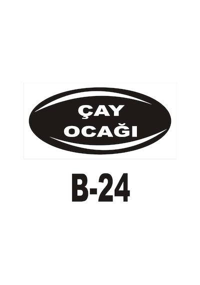 Iş Güvenliği Pvc Dekota Uyarı - Ikaz Levhası Çay Ocağı Yazılı (261323058)