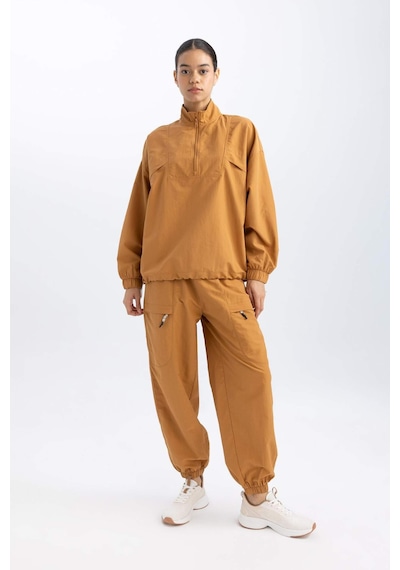 DeFactoFit Sporcu Jogger Eşofman Altı Loose Fit Cepli Beli Paçası Lastikli Standart Boy B4214AX24SPBN173