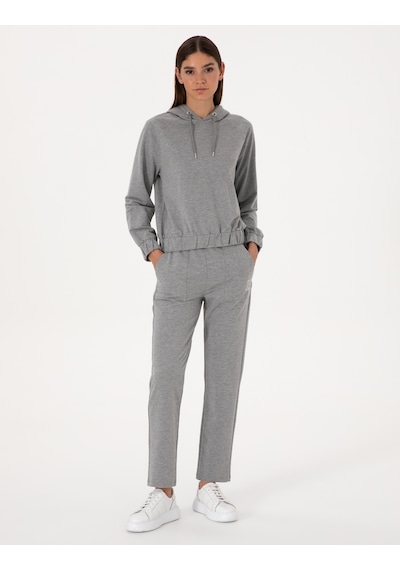 Pierre Cardin Gri Melanj Kargo Fit Eşofman Altı 50312233-vr086