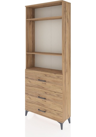Arges Dolap 3 Raflı 3 Çekmeceli 88x30x221 Çam-çam Atlas Çam Arges Dolap 3 Raflı 3 Çekmeceli 88x30x221 Çam-çam Atlas Çam
