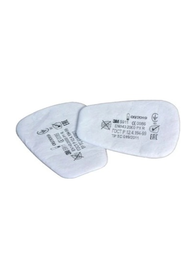 3m 5911 P1 Toz Ve Sis Filtre Pedi - 1 Çift 2 Adet