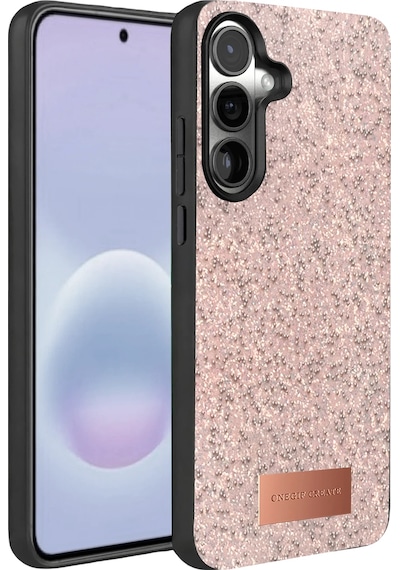 Cosmotex Onegif Samsung Galaxy A37 5g Bright Simli Kapak - Pembe