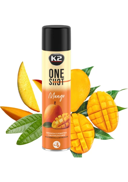 K2 One Shot Mango 600ml Koku Giderici Ve Oda Spreyi