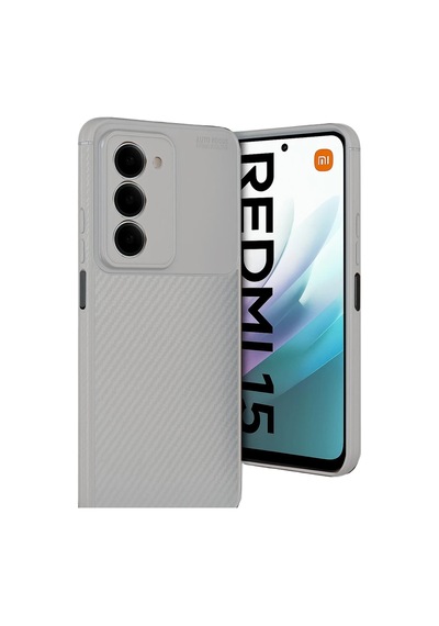 Xiaomi Redmi 15 4g Uyumlu Auto Focus Karbon Kapak - Gri