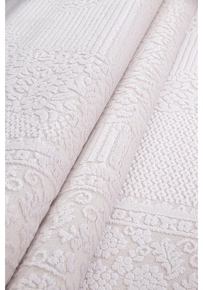 İpek Halı Blossom Koleksiyonu 13561 Krem-80117 Krem