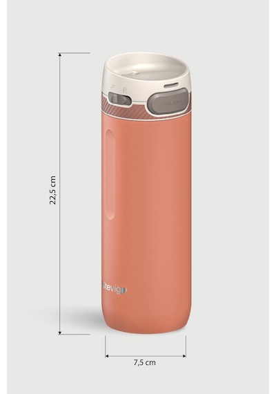 Stevig 4 Action Trigger-control Çelik Termos 500 Ml Coral Rose St-231 Gülkurusu