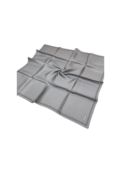 Armine İpek Eşarp 2025 Kış - 9260-32 Twill - Füme
