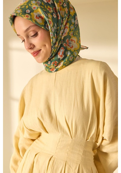 Silk Home Soft Eşarp 73090-36 Yeşil, Sarı, Turuncu, Bebe Mavi, Koyu Yeşil