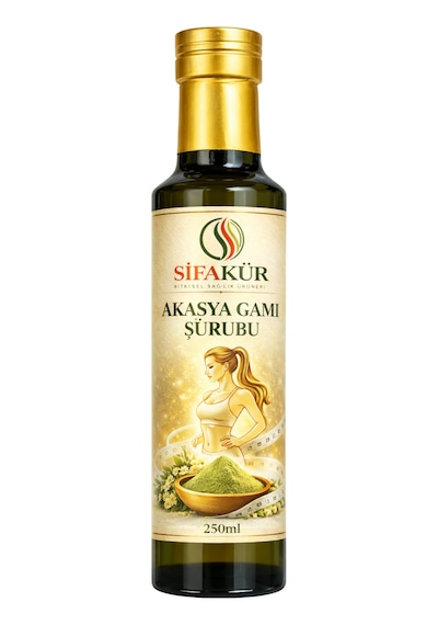 Şifakür Akasya Gamı Şurubu 250 Ml L-carnitin & Matcha İçerikli Bitkisel Takviye