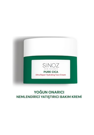 Sinoz Pure Cica Tahriş Olmuş Hasarlı Ciltlere Özel Bakım Kremi 50 ML