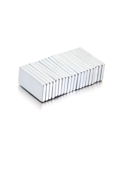 10 Adet 20Mm X 10Mm X 2Mm Köşeli Güçlü Neodyum Mıknatıs