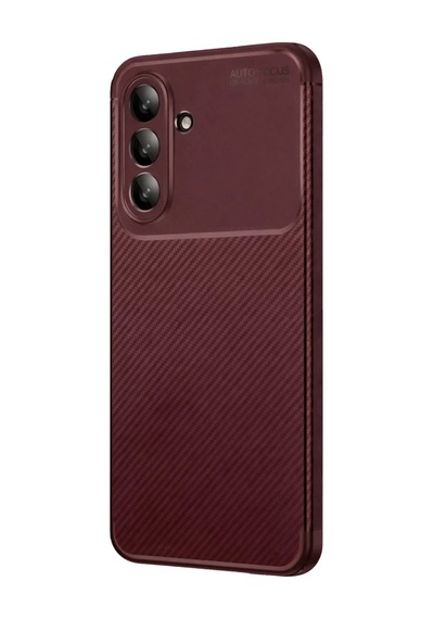 Newface Samsung Samsung Galaxy Uyumlu A17 5g Auto Focus Karbon Kapak - Bordo