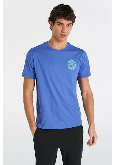 Hummel Calvert Kısa Kollu Tişört 912202-7837 Mavi