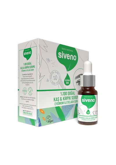 %100 Doğal Kaş Ve Kirpik Serumu Bitkisel Yoğunlaştırıcı Canlandırıcı Yoğun Bakım Yağı Vegan 10 Ml