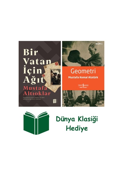Bir Vatan İçin Ağıt + Geometri + Dünya Klasiği Hediye