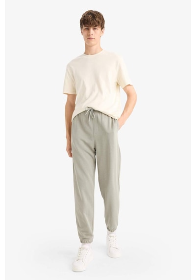 Defacto Regular Fit Beli Bağcıklı Paçası Lastikli Cepli Basic Düz Jogger Eşofman Altı E9427ax25augr169 Gri