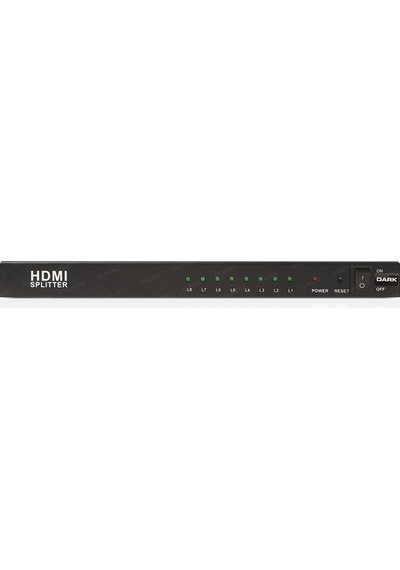 Dark Full Hd 1 Giriş 8 Çıkışlı Hdmı Splitter Sinyal Çoğaltıcı