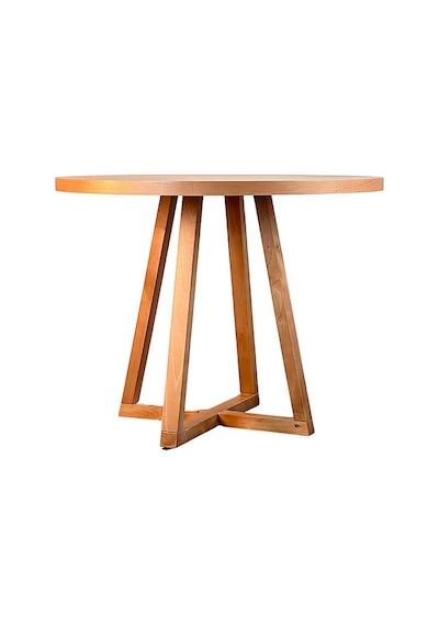 Piramid Natural Ahşap Yemek Masası 90x90 Natural Ayak - Natural Üst Piramid Natural Ahşap Yemek Masası 90x90 Natural Ayak - Natural Üst
