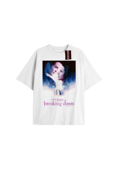 Tarzsokak Y2k Twilight Team İ Love My Boyfriend Tshirt Kod-edward Beyaz