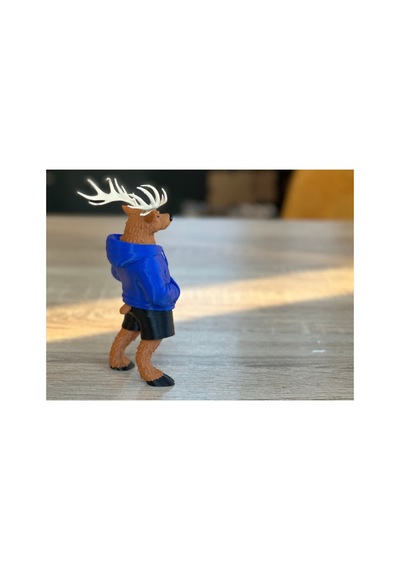 Kapüşonlu Geyik Figürü 10cm