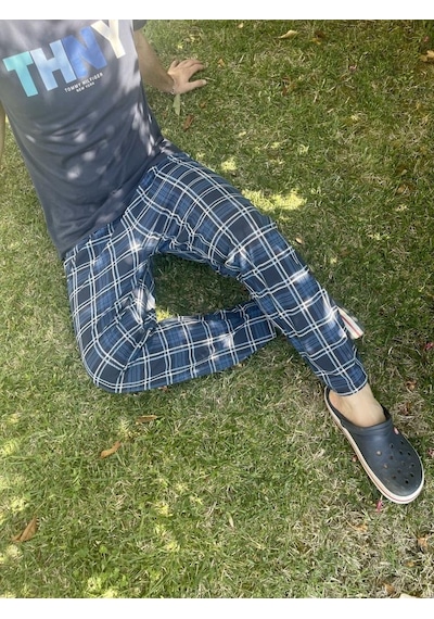 Erkek %100 Pamuk Cepsiz Beli Lastikli Pijama Altı Eşofman