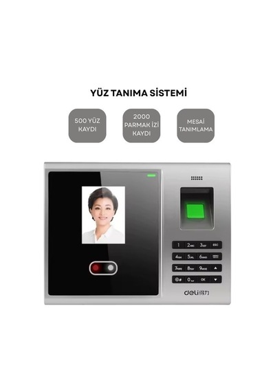 Yüz Tanıma, Parmak İzi Tanımlama Sistemi - 3749 - 500 Adet Yüz, 2000 Parmak İzi