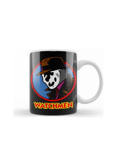 Watchmen Rorschach Meets Diick Tracy Kupa Bardak Porselen Karışık