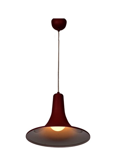 Rsylight Retro Metal Dekoratif Kırmızı Içi Beyaz Rustik Tekli Sa