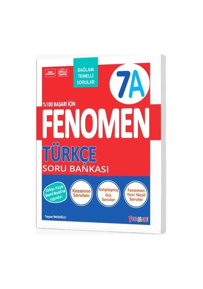 Fenomen Müfredat Yeni Maarif Modeli 7. Sınıf Türkçe-matematik A